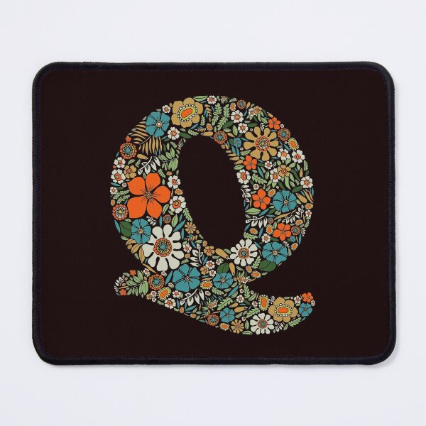 Item preview, Hippie Floral Letter Q designed and sold by zeljkica.
