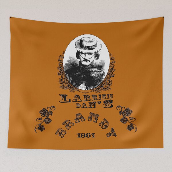 Item preview, Larrikin Dan's Brandy designed and sold by ausbushranging.