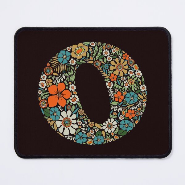Item preview, Hippie Floral Letter O designed and sold by zeljkica.
