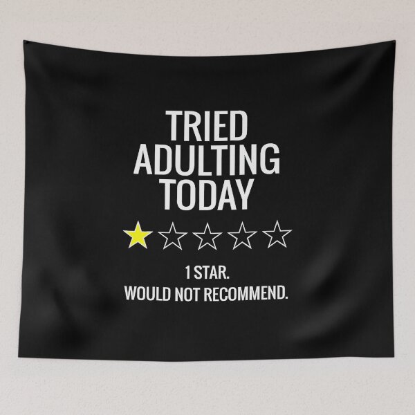 Item preview, Adulting Would Not Recommend designed and sold by AWNR12345.