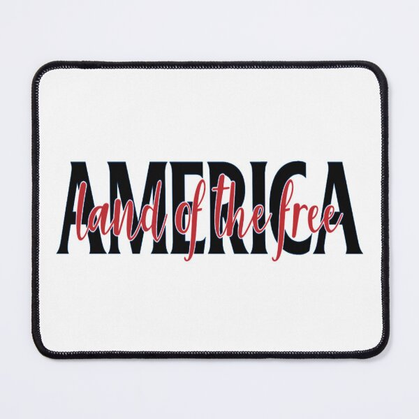 Item preview, America Land of the Free design USA Patriotic gift idea designed and sold by BRtisticDesigns.
