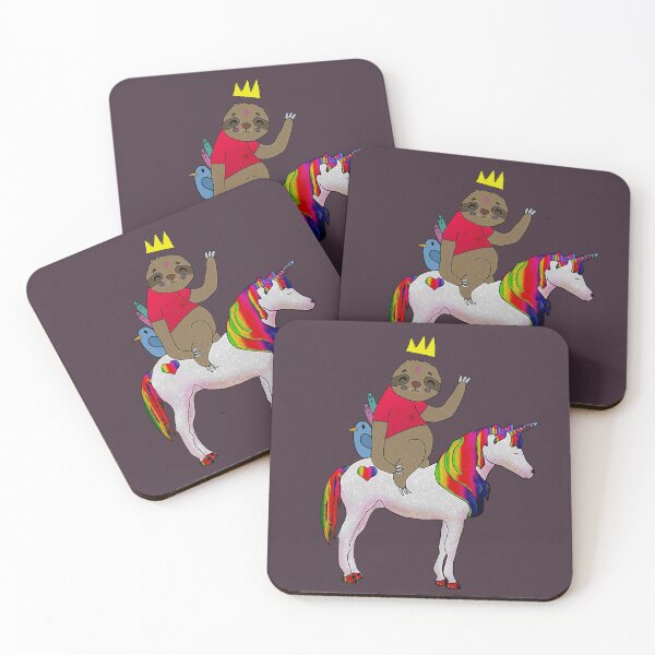 Item preview, Journey Of The Sloth On A Unicorn designed and sold by lazarosdesign.