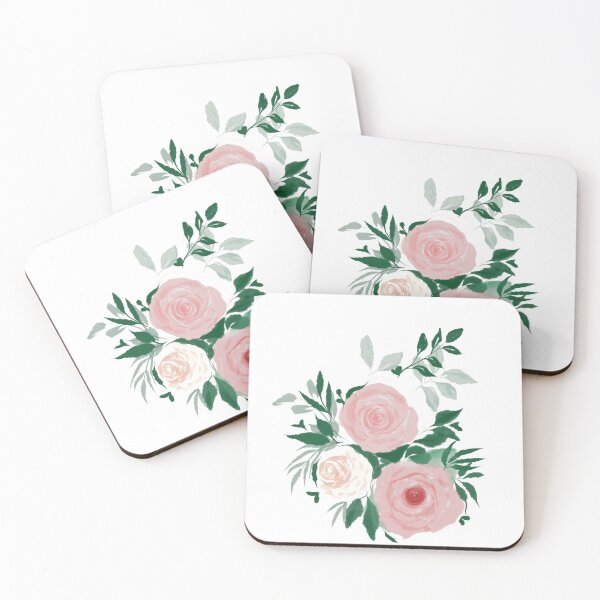 Item preview, 2021 Bouquet of Roses Digital Watercolor Loose Florals Roses designed and sold by maiemarielane.