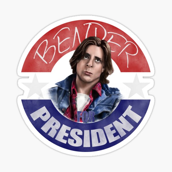 Item preview, Bender for President  designed and sold by Skylar Scott McKenzie.