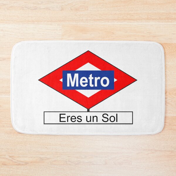 Item preview, Placa de Metro Eres un Sol designed and sold by Luis J. de la Fuente.