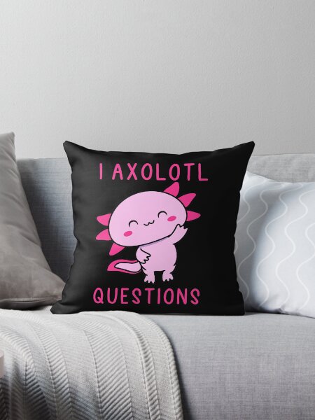 Vista previa del artículo con la obra «Preguntas sobre Axolotl», diseñado y vendido por BRILMO.