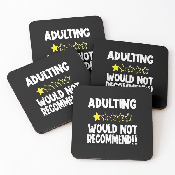 Item preview, Adulting Would Not Recommend designed and sold by AWNR12345.