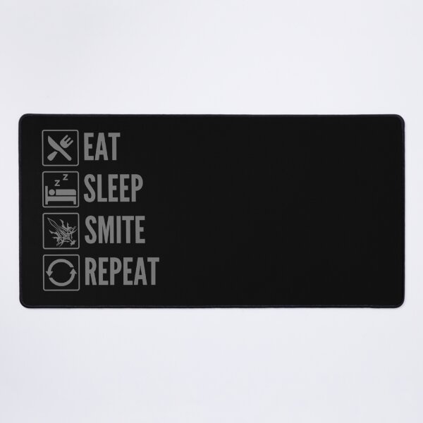 Item preview, "Eat, Sleep Smite, Repeat" DnD 5e Paladin Print designed and sold by ToplineDesigns.