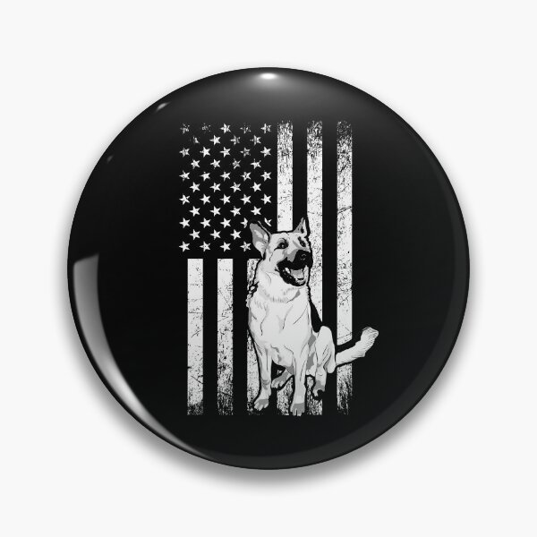 Aperçu de l'œuvre Patriotic German Shepherd American Flag Dog Lover créée et vendue par TeddyTees21.
