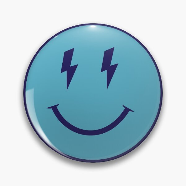 Item preview, lightning bolt smiley designed and sold by ekb33-.