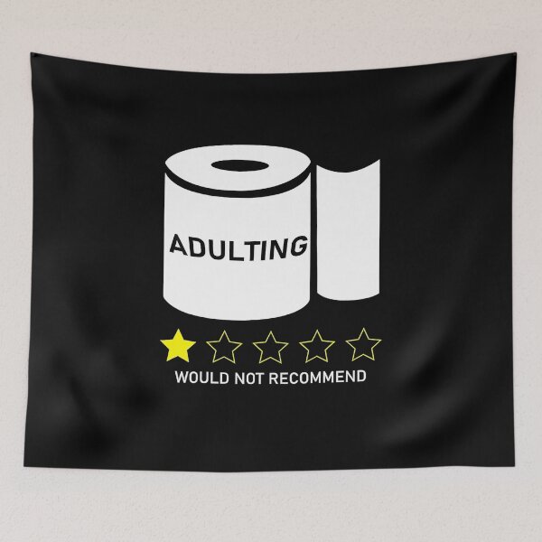 Item preview, Adulting Would Not Recommend designed and sold by AWNR12345.