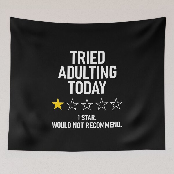 Item preview, Adulting Would Not Recommend designed and sold by AWNR12345.