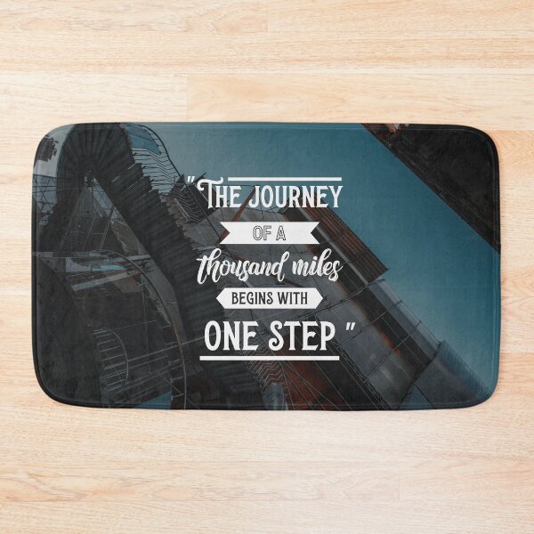 Item preview, The journey of a thousand miles begins with one step designed and sold by Black Maverik Estore.