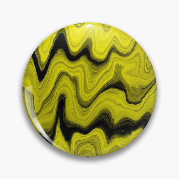 Artikelvorschau, Liquid Marble Abstract Black And Yellow Psychedelic entworfen und verkauft von fashopera.