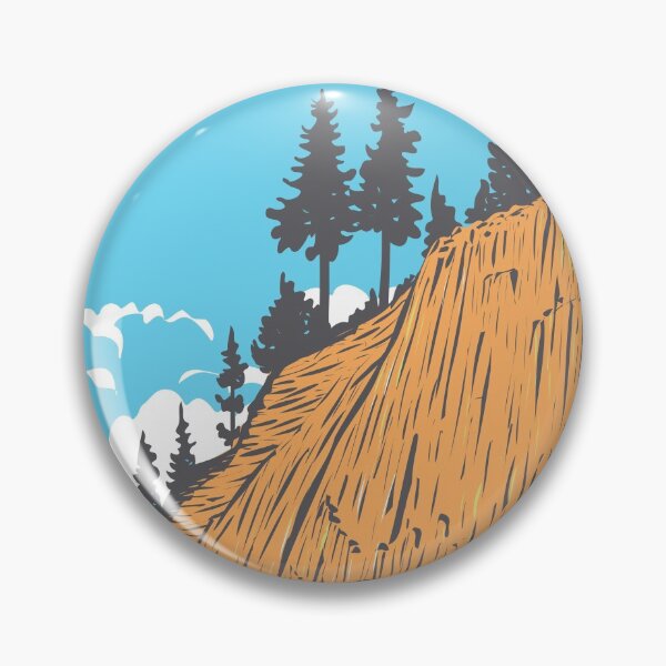 Item preview, Devils Postpile National Monument California Vintage designed and sold by KrisSidDesigns.