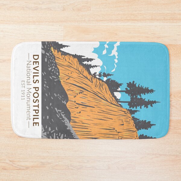 Item preview, Devils Postpile National Monument California Vintage designed and sold by KrisSidDesigns.