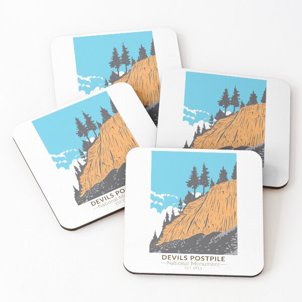 Item preview, Devils Postpile National Monument California Vintage designed and sold by KrisSidDesigns.
