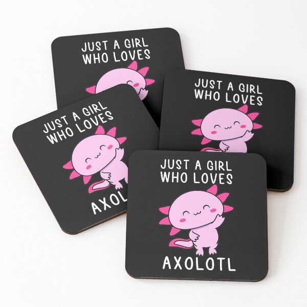 Item preview, Just A Girl Who Loves Axolotl designed and sold by BRILMO.