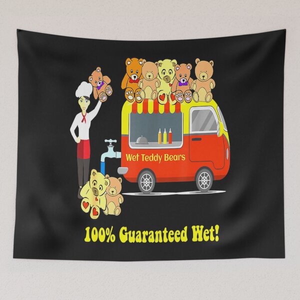 Item preview, 100 Percent Guaranteed Wet Teddy Bears Commercial Ad designed and sold by JudithPre11.