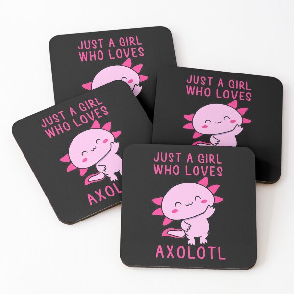 Item preview, Just A Girl Who Loves Axolotl designed and sold by BRILMO.