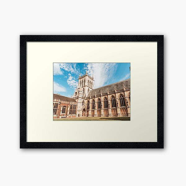 Cambridge University England - Cambridge Street - Cambridge School Framed Art Print