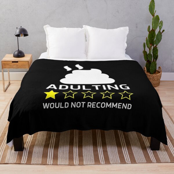 Item preview, Adulting Would Not Recommend designed and sold by AWNR12345.