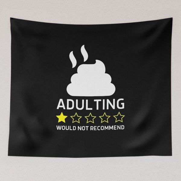 Item preview, Adulting Would Not Recommend designed and sold by AWNR12345.