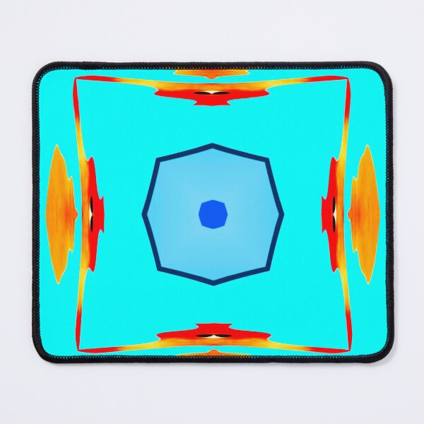 Item preview, Bright Blue Abstract Pattern designed and sold by House of Hartz by: Dominique11.