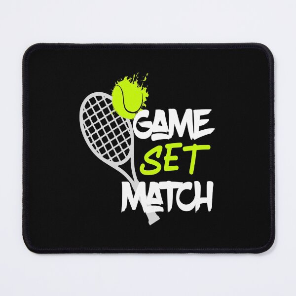 Item preview, Tennis Game set match design gift for tennis players or fans designed and sold by BRtisticDesigns.