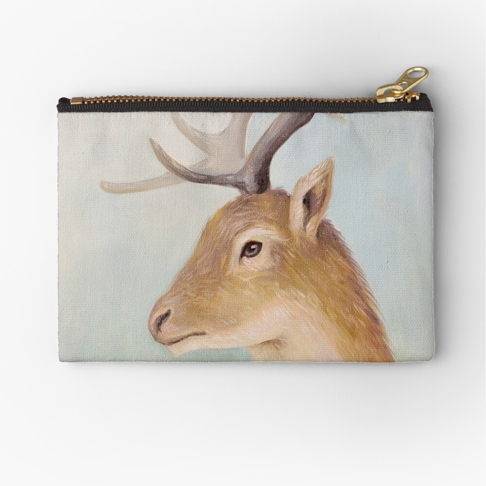 Norway Deer Zipper Pouch