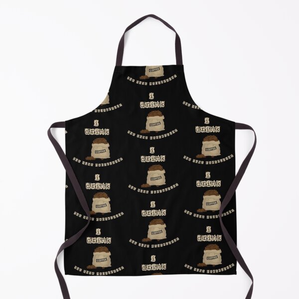 Item preview, I Drink Coffee For Your Protection Bag Of Beans In Black designed and sold by LuckyKermit.