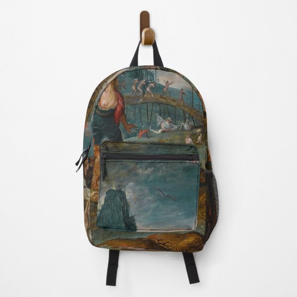 Item preview, Hellscape vintage medieval painting designed and sold by Vintage Designs +.