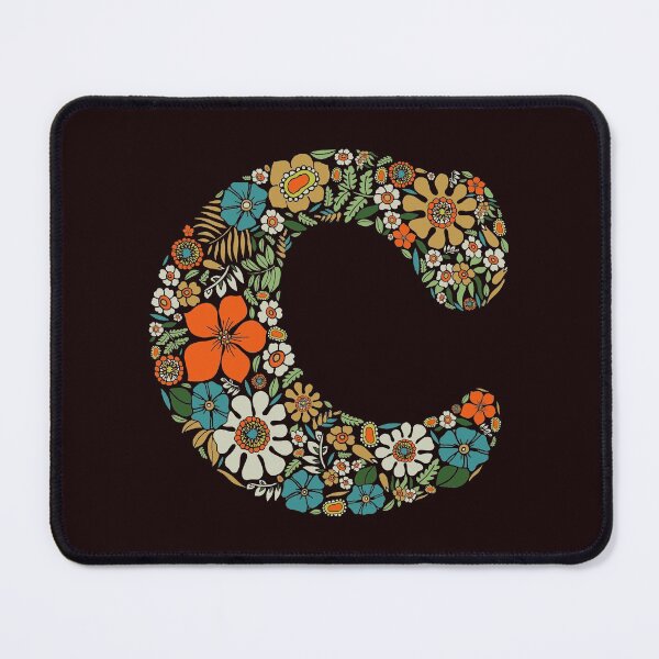 Item preview, Hippie Floral Letter C designed and sold by zeljkica.