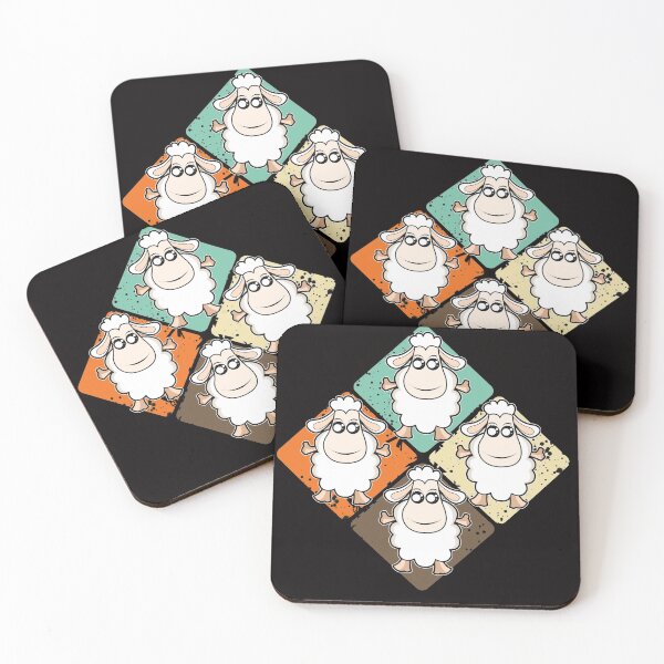 Item preview, Sheep funny colorful retro designed and sold by Imutobi.