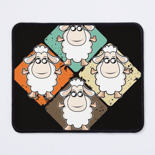 Item preview, Sheep funny colorful retro designed and sold by Imutobi.