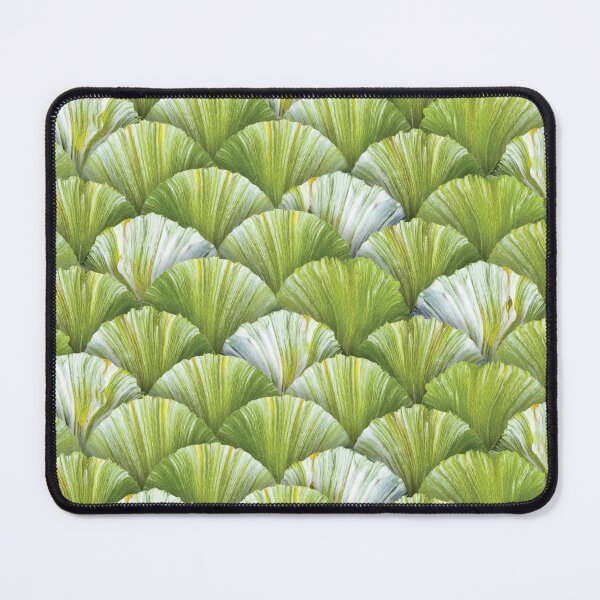 Item preview, Gouache drawing in the form of petals of green and white colors designed and sold by Tanya-GR.