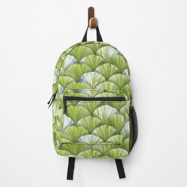 Item preview, Gouache drawing in the form of petals of green and white colors designed and sold by Tanya-GR.