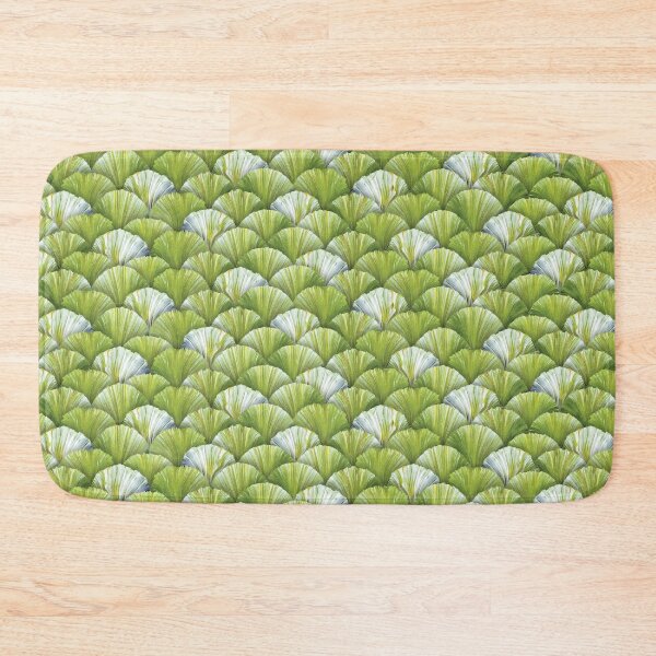 Item preview, Gouache drawing in the form of petals of green and white colors designed and sold by Tanya-GR.