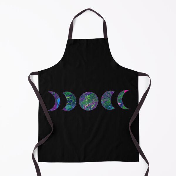 Aperçu de l'œuvre Jewel Ton Pour Paint Abstract Moon Phases Option 2 créée et vendue par doodle-mittens.