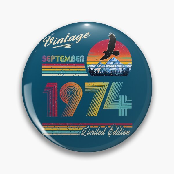 Item preview, September 1974 Birthday designed and sold by GreenSplash.