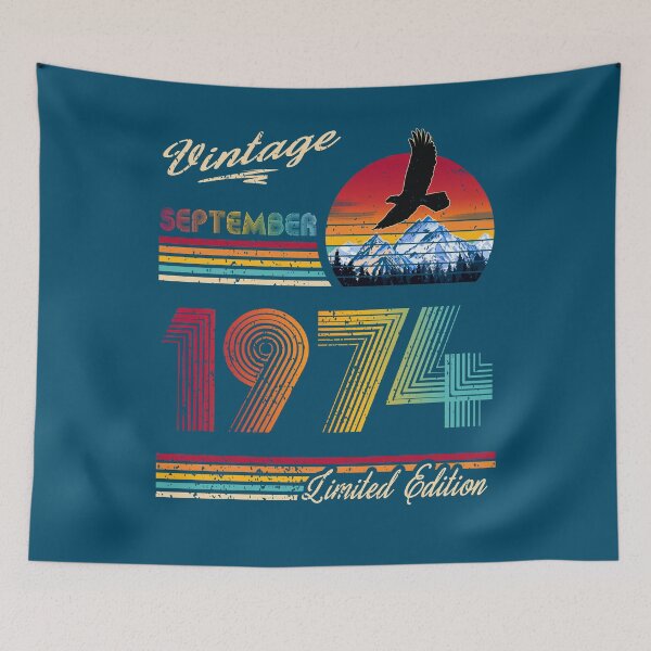 Item preview, September 1974 Birthday designed and sold by GreenSplash.