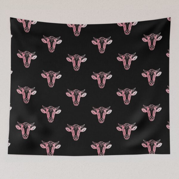Item preview, Cow Aesthetic - Pink Illustration  designed and sold by crazycollective.