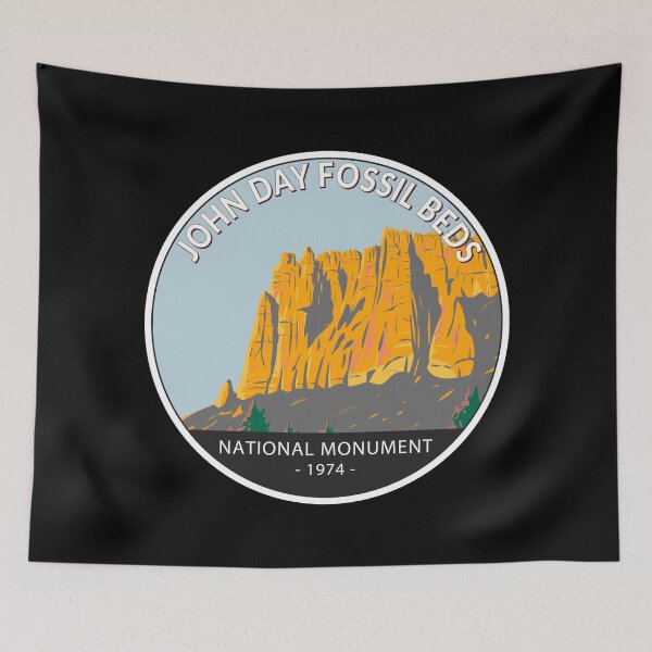 Item preview, John Day Fossil Beds National Monument Oregon Circle designed and sold by KrisSidDesigns.