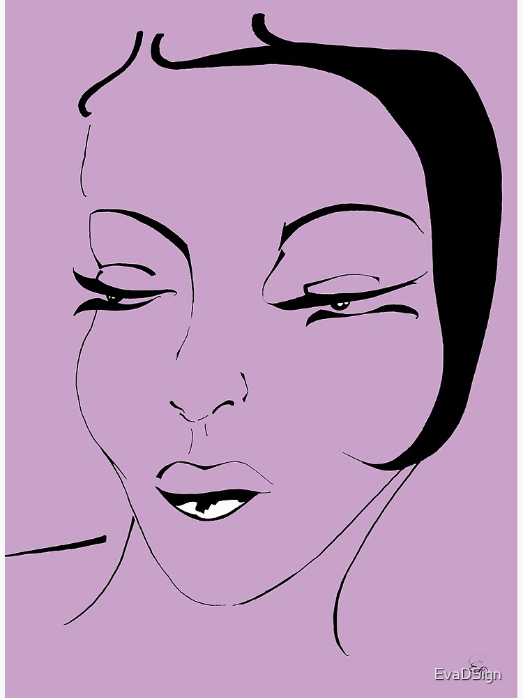 Die Ikone in lavendel - The Icon in lavender von EvaDSign
