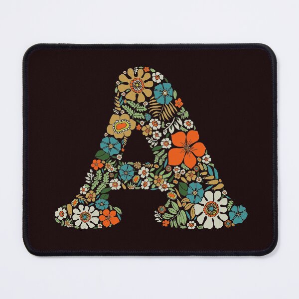 Item preview, Hippie Floral Letter A designed and sold by zeljkica.