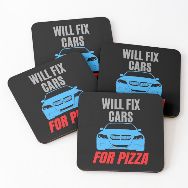 Item preview, Will Fix Cars for Pizza. Funny design for a car mechanic.  designed and sold by ACC .