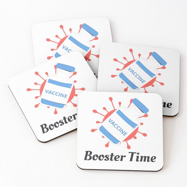 Item preview, Vaccine Booster Time (Black Text) - Covid Booster Shot for Vaccinated People - covid vaccine designed and sold by CaitU.
