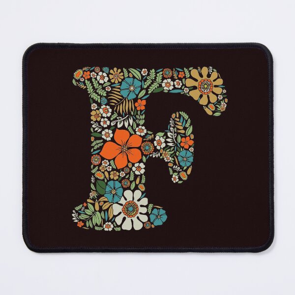 Item preview, Hippie Floral Letter F designed and sold by zeljkica.