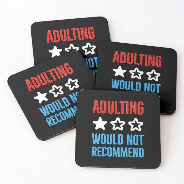 Item preview, Adulting Would Not Recommend designed and sold by AWNR12345.