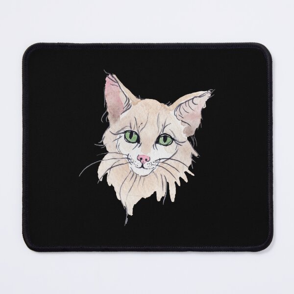 Item preview, Artistic Maine Coon Cat watercolor Portraits-gift idea for cat lovers, men, women and kids designed and sold by BRtisticDesigns.